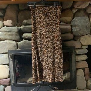 Midi Madewell Leapord Print skirt